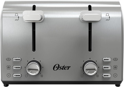 4 Slice Toaster, with 7 Browning Settings, Extra Wide Slots for Bagels and Speci