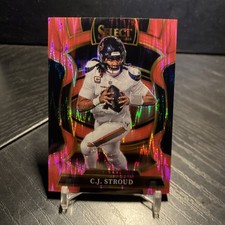 2025 Panini Select - Concourse CJ Stroud #34 Pink Prizm Shock