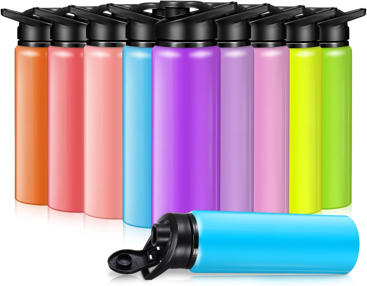 25Oz Reusable Aluminum Water Bottles Bulk Multicolor Outdoor Sports Water Bottle