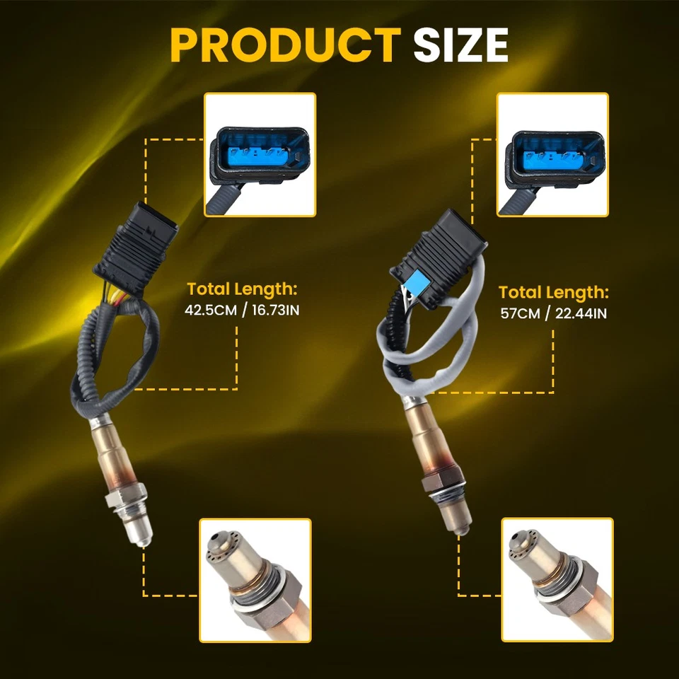 For BMW 2013-15 328i xDrive 528i xDrive L4 2.0L Up+Downstream Oxygen O2 Sensors - Image 3 of 4