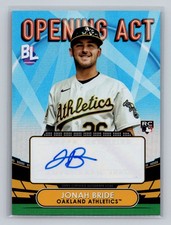 2023 Topps Big League - Opening Act Autographs Blue Foil #OAA-MAC Jonah Bride AU