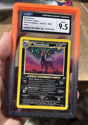 Houndoom (1st Edition) graded CGC 9.5 for sale on eBay