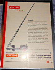 Wiking Katalog 1973 Faltprospekt 6 Seiten H0 ...