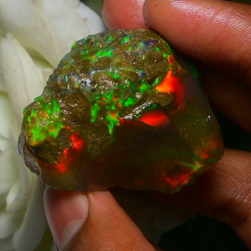 Impresionante ópalo etíope áspero 128,25 quilates espécimen de ópalo grande ópalo natural crudo - Imagen 22 de 23