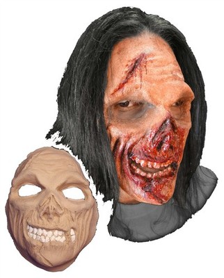 Hungry Zombie Face Foam Latex Prosthetic Theater Appliance