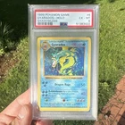 1999 WIZARDS OF THE COAST POKEMON BASE SET SHADOWLESS GYARADOS HOLO 6/102 PSA 6
