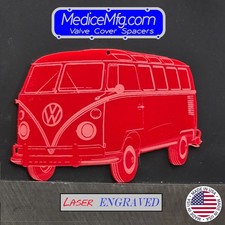 VW Volkswagen Bus 23 Window Laser Engraved Hanging Car Ornament