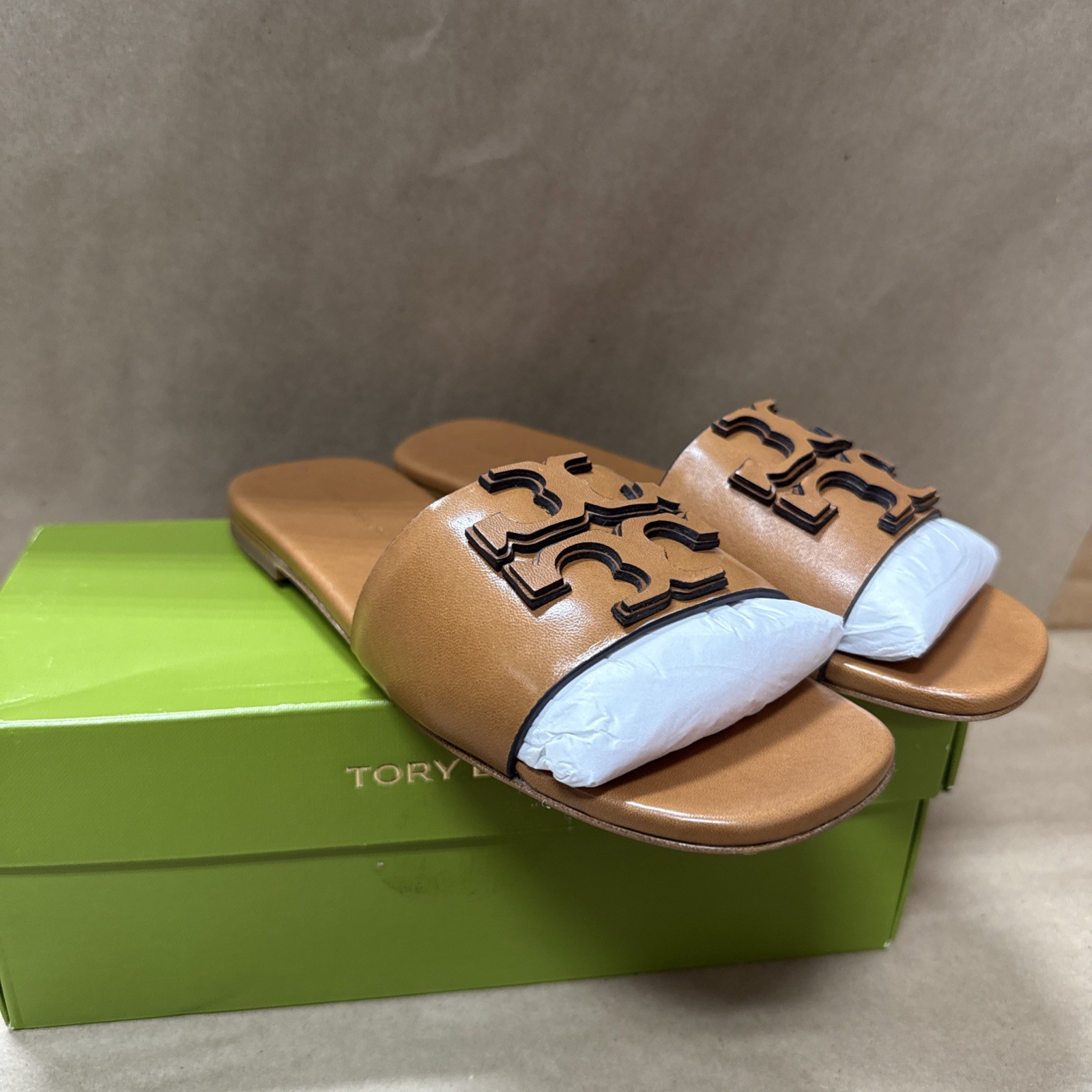 Tory Burch - Women's Goat Leather 5 Ines Flat Slide SEE DESCRIPTION thumbnail 3