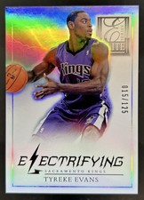 2012-13 Panini Elite Series Tyreke Evans Electrifying #/125 Kings