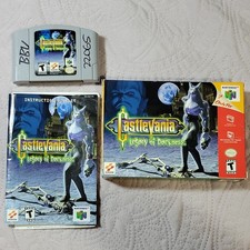 Castlevania: Legacy of Darkness N64 Box & Manual NTSC-U/C Blockbuster - Tested