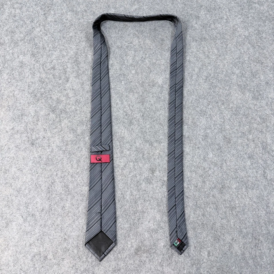 品牌 Q 经典休闲男式领带(长度:60.0 + 英寸)100% 超细纤维 — 第 3/4 张图片