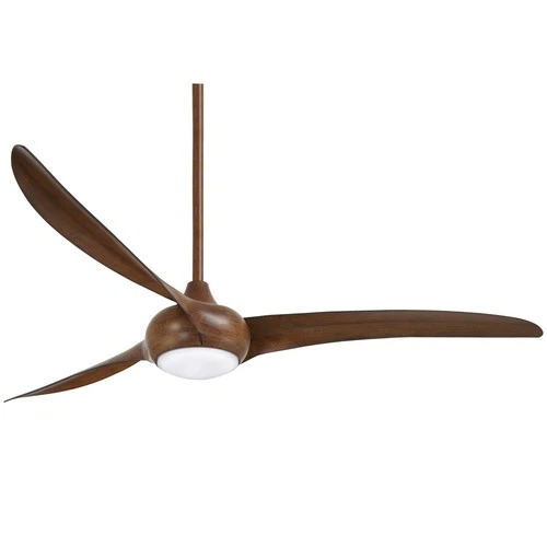 Minka Aire Light Wave 65 65" Ceiling Fan - Distressed Koa 3-Blade Remote Control - Picture 2 of 2