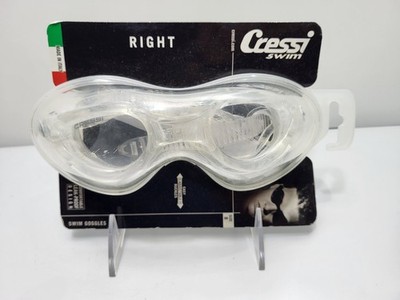NIB Cressi Right Mask Swim Goggles Size B 100% Anti UV