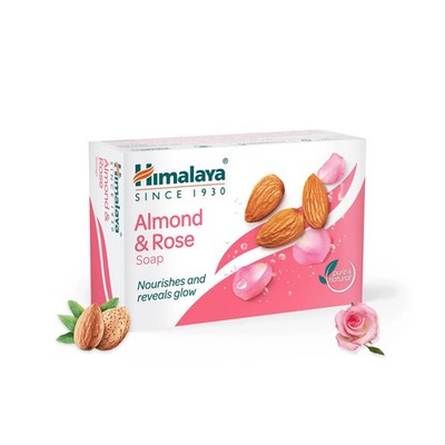 Himalaya Herbals Almond & Rose Cleansing Soap, 125gm SUPER SAVER PACK OF 2