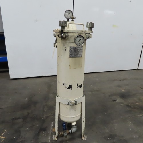 Filtration Systems 7" x 28" Steel Filter Strainer Vessel 150PSI 2" NPT