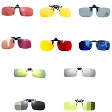 Night Driving Clip On Glasses Filter Light Blocking For Better Sight