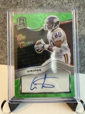 2024 Panini Spectra Cris Carter Colorgraphs Prizm Auto Autograph /35 Vikings