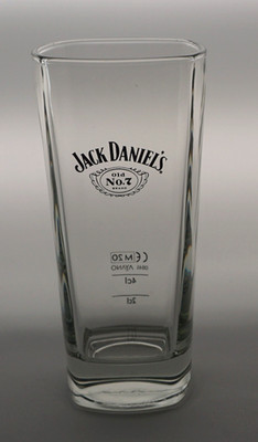 Jack Daniel's Whisky Glas  Prägung 2cl, 4cl Klar Bar Kneipe NEU