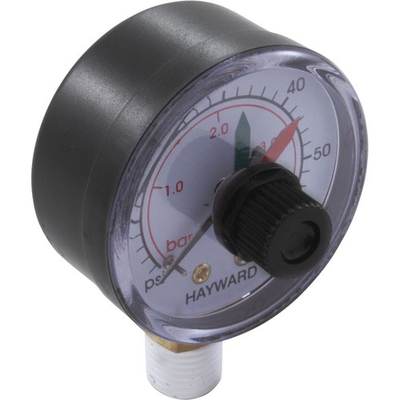 #ad Pressure Gauge Hayward 1 4quot;mpt 0 60psi Bottom Mount w Dial $37.56