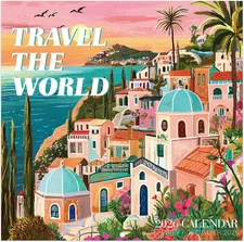 2026 Calendar - 2026 Wall Calendar 12 Month from Jan. 2026 - Dec. 2026, 12" X 24