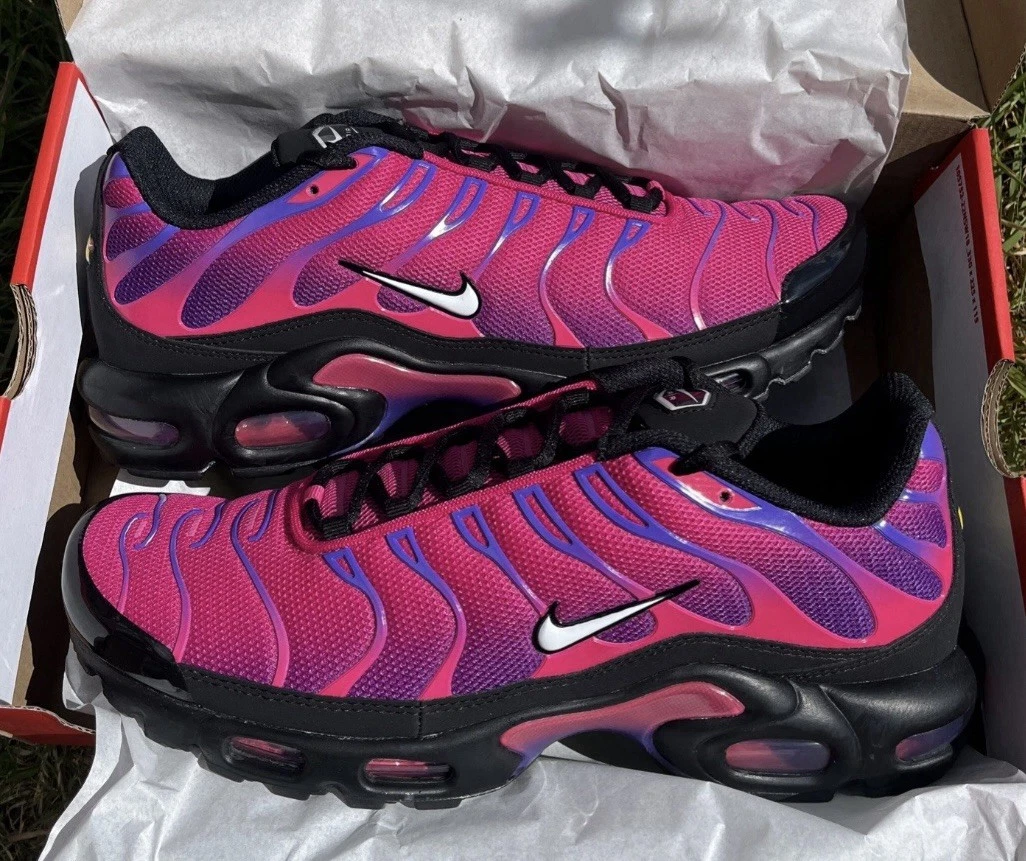 NIKE AIR MAX PLUS TN 'FIREBERRY' UK8.5 US9.5 SPEDIZIONE RAPIDA✅ VENDITORE DI FIDUCIA✅