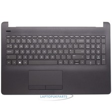 Fits For HP 15-BS556TX Keyboard Complete Housing Palmrest + Touchpad UK Black