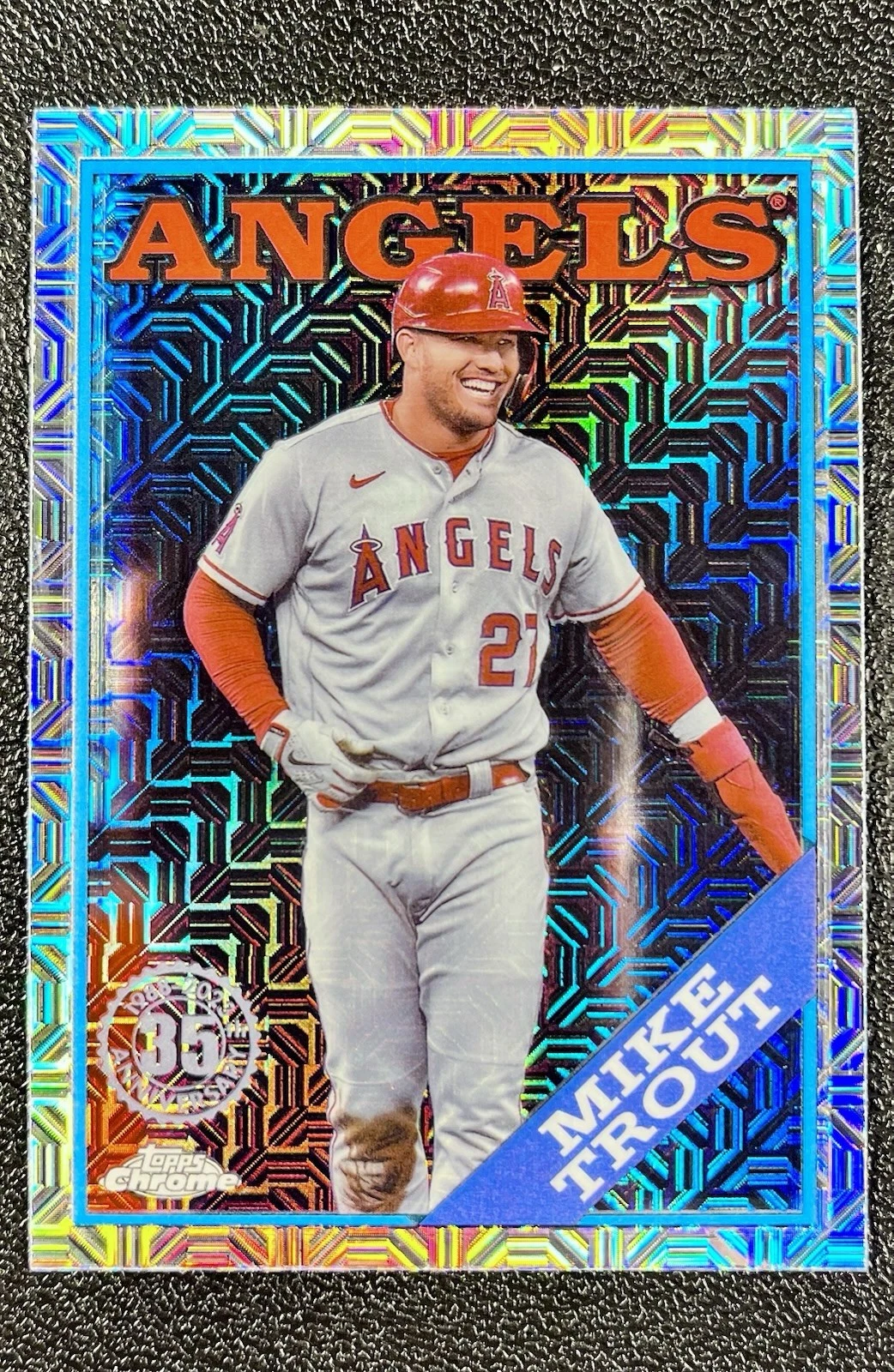 2023 Topps Series 2 1988 Topps Chrome Silver Pack Mojo MIKE TROUT #2T88C-4 MLB