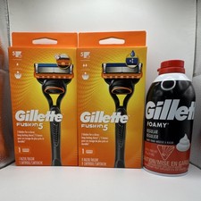 Gillette Fusion5 Razor & Foamy Regular Shavin...