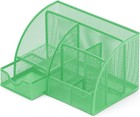 Boutilon Mesh Desk Organizer Desktop Office Supplies Stationary Mint Green