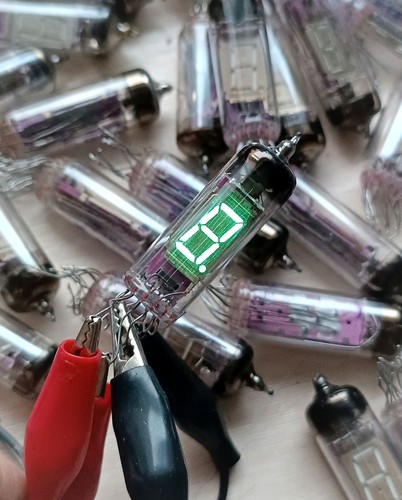 25 pcs IV-6 VFD Tube DIGIT DISPLAY NIXIE CLOCK luminescent indicator USED #1