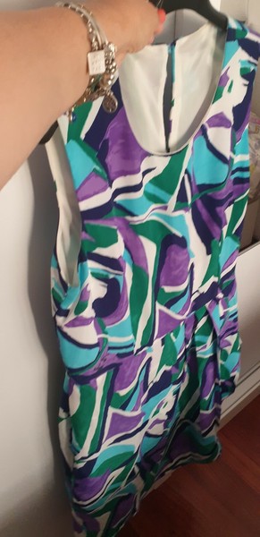 Zara vestido  original 40 L Blogger Boho Fashionista Kleid vestito hoher NP