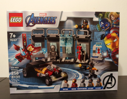 lego marvel avengers iron man armory set