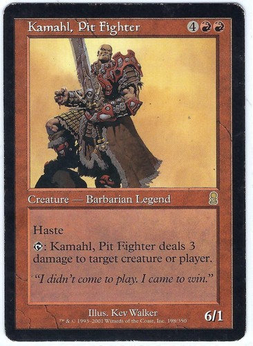 Kamahl, Pit Fighter - Foil PL/MP, English MTG 10th Edition | eBay