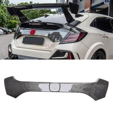 For Honda Civic 10Th FK8 Type-R Carbon Fiber Rear Tailgate Trunk Lid Cover Trim