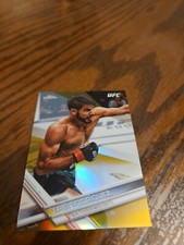 2017 Topps Chrome UFC Gold Refractor Parallel Card #24/50 Yair Rodriguez #91