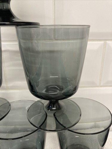 Occhiali IKEA grigio scuro X6 - Bicchieri da vino/succo grossi IKEA - In perfette condizioni - Foto 4 di 8