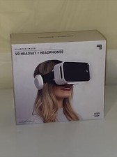 Sharper Image VR Headset Headphones batteries Not Required Virtual Reality
