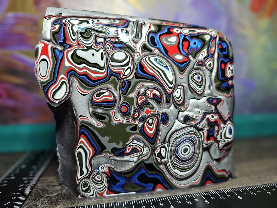 Genuine Fordite Jewelry Grade Rare Motor City Agate Blanks/Cabbing eBay