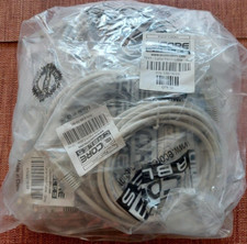 10-PACK 10-FT CAT5 CAT5E CORE CABLES 530-10 GY PATCH CABLE NEW IN BAGS 
