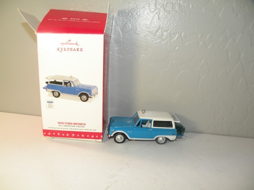 2016 Hallmark Keepsake Ornament 1970 Ford Bronco All American Trucks #22