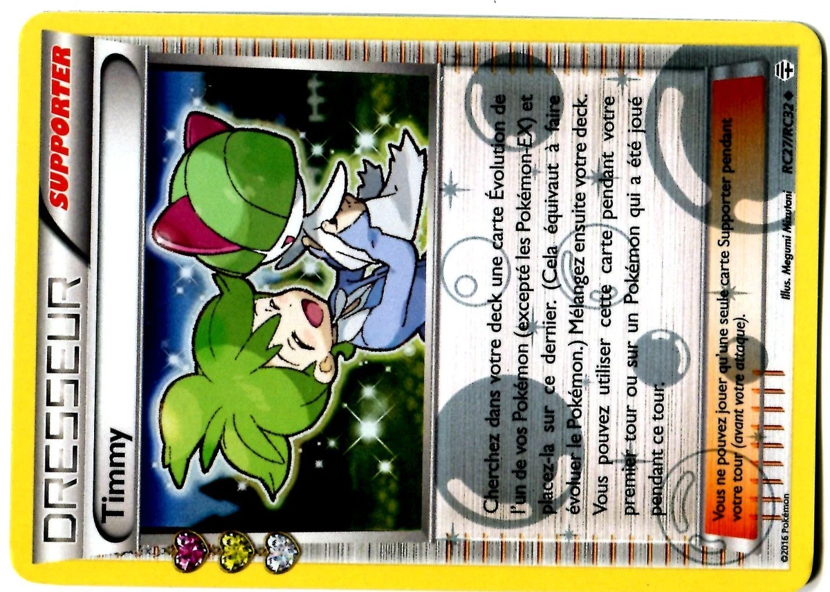 Pokemon (XY9b) Generations Holo Secret N° RC27/RC32 Timmy | eBay