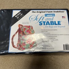 Soft and Stable by Annie's foam stabilizer black 36" x 58" New