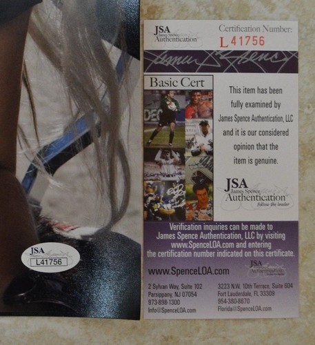 Foto firmada por Ke$ha 12x18 con certificado de autenticidad JSA #L41756 Kesha - Imagen 2 de 3