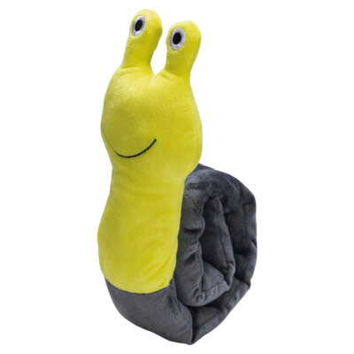 Beeztees Hundespielzeug Hide 'n' Seek Schnecke Plüsch grau/grün 72x10,5cm