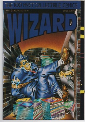 WIZARD: THE GUIDE TO COMICS - 100 MOST COLLECTIBLE COMICS #1   W/CARD