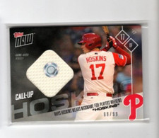 2017 Topps Now Rhys Hoskins Jersey Relic RC Players Weekend NICKNAMES #'d 88/99