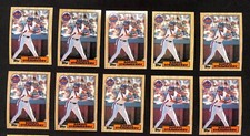 1987 Topps #460 Darryl Strawberry 10ct Mets Baseball Card Lot 0401K