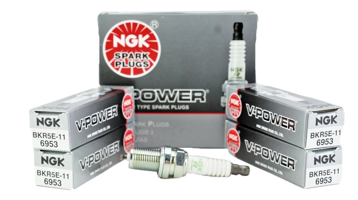 Ngk 6953 BKR5E-11 Set Di 4 Candele Per Motori A Scoppio - Rotary, Nuove - Foto 3