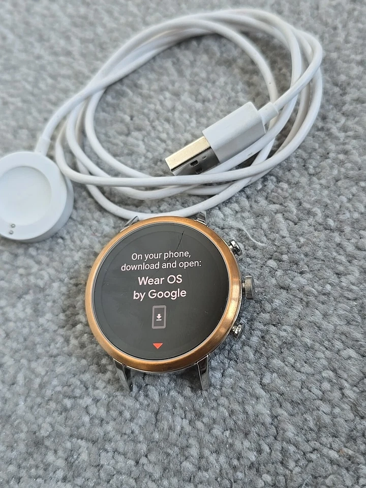 Fossil Venture HR Gen 4 Smart Watch DW7F1 - Rose Gold & Silver - HR GPS Ref A13 - Image 3 of 4