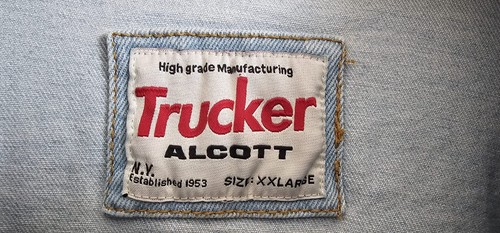 Giubbino giubbotto jeans denim Alcott Trucker Taglia XXL - Foto 5 di 5